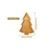 wooden Christmas tree plate tray for food appetizers desserts snackacs sushi Japanese sashimi plate restaurant