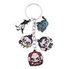Kpop Anime Demon Witch Squad Keychain Cosplay Rumi Mira Zoey Figure Metal Pendant Key Chain Jewelry Gift