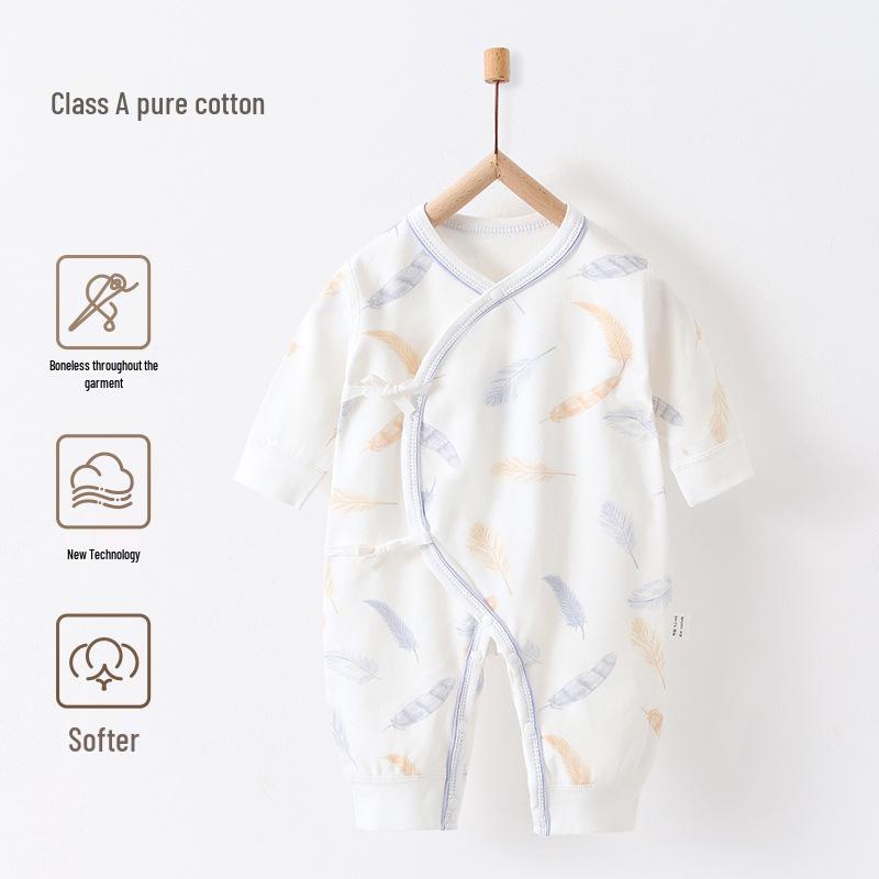Baby-Body aus reiner Baumwolle - Mönch-Strampler für Neugeborene für alle Jahreszeiten (0-3 Monate)