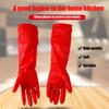 Rubber Tools Waterproof Washing Cleaning Latex Gloves Kitchen Household Gloves Long Sleeve
