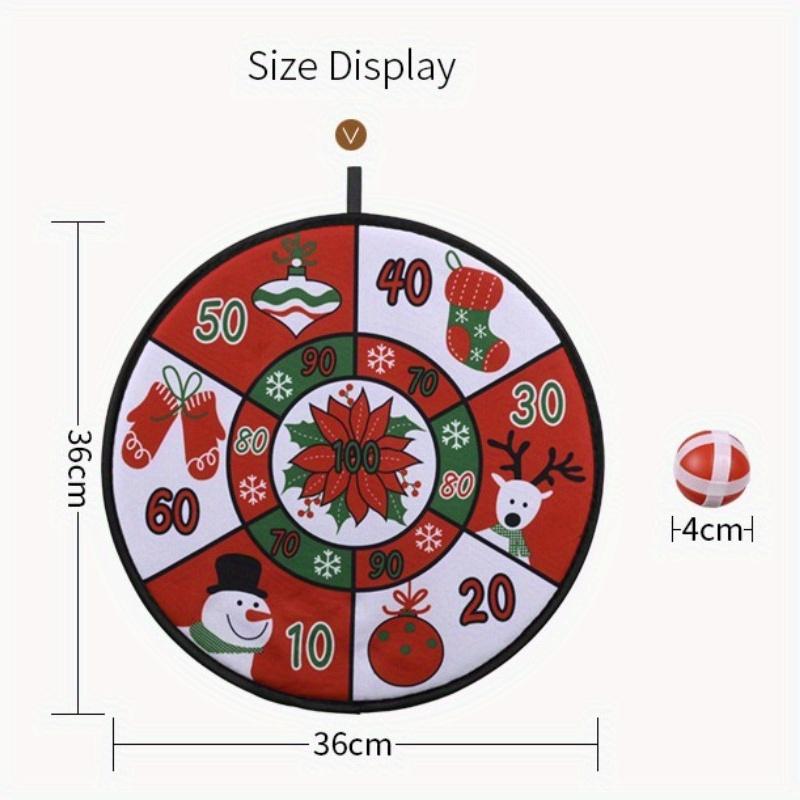 

Різдвяна Домашня Прикраса Креативна Нова Сімейна Різдвяна Липка Мішень для М ячів Мультяшна Дартс Мішень для Стрільби Вечірні Приналежності червоний