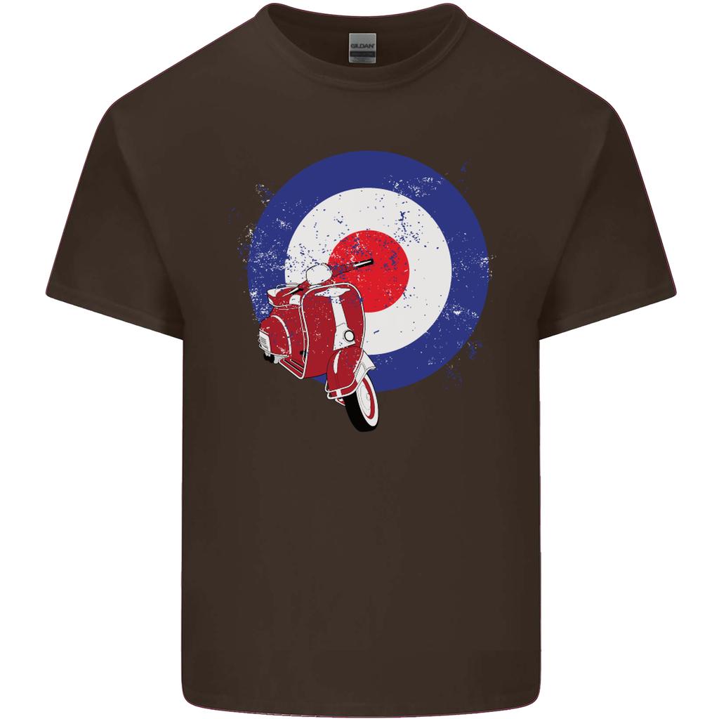 MOD Scooter Motorcycle Motorbike Unisexs Light Cotton TShirt