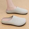 Shoes women's shoes versatile slippers new one-pedal casual shoes lazy shoes soft sole not tired mother shoes