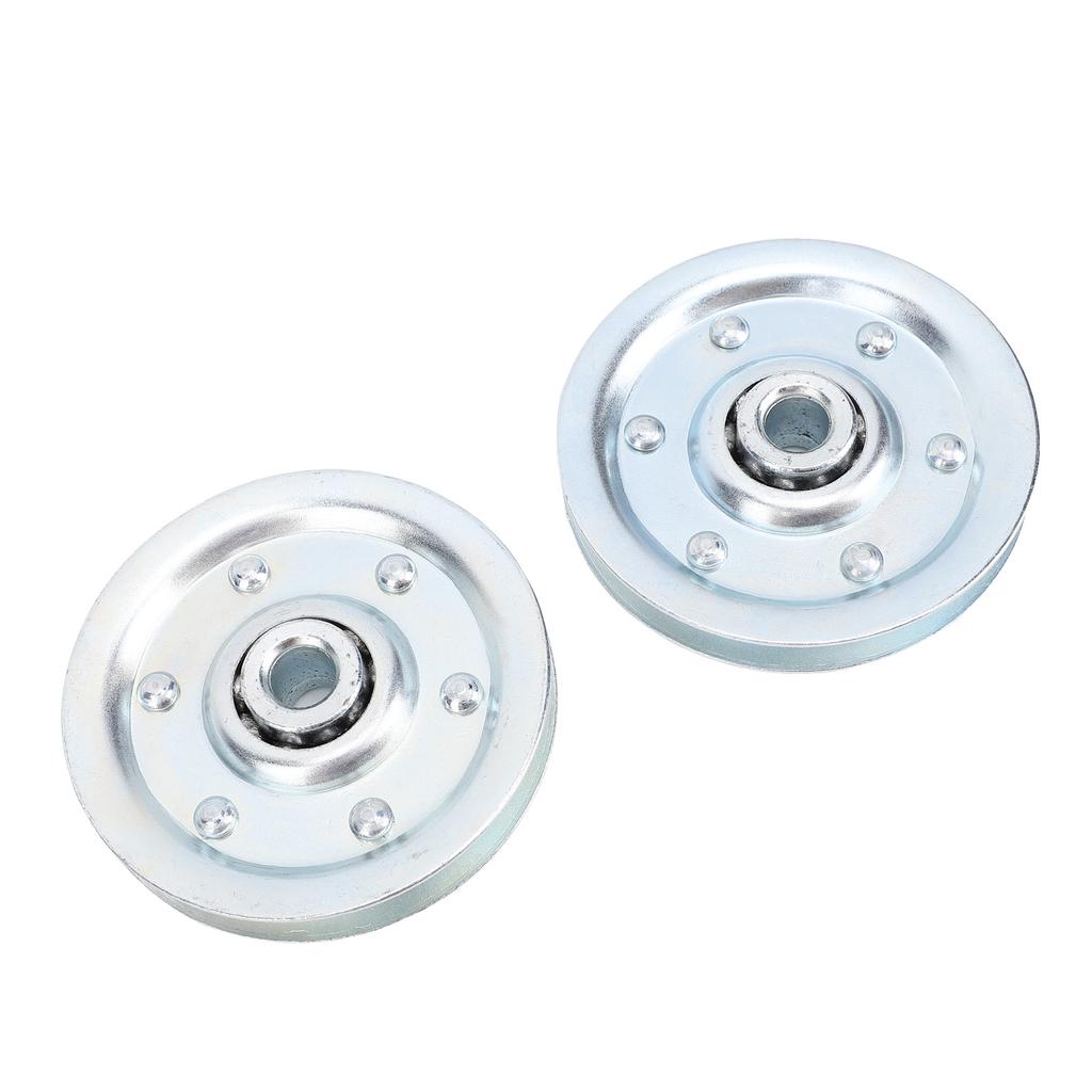4PCS 3in Heavy Duty Garage Door Pulley Kit Zinc Plated Quiet 200LB Rated Load for Most Garage Doors