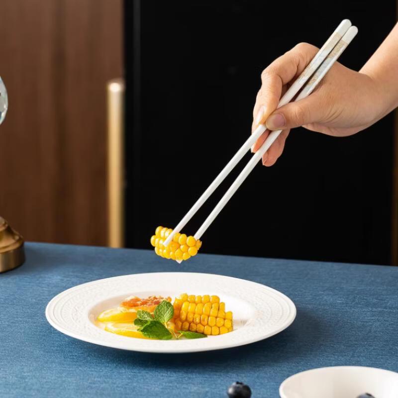 Ruhan Pure Color Ceramic Chopsticks Set