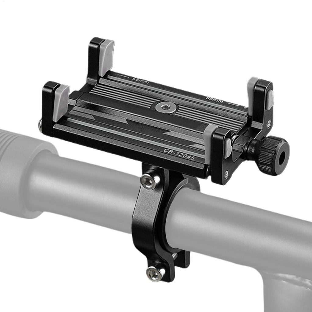 Aluminum Alloy Bicycle Motorcycle Phone Holder 360 Degree Rotation Universal Mobile Phone Bike Accessories