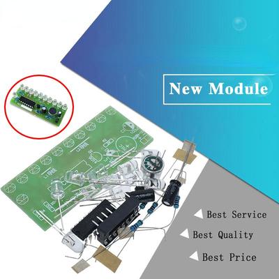 Voice Activated LED Water Light Kit CD4017 Lantern Control Fun Electronic Production Teaching Training Diy Electronic Kit Module