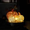 Orange Pumpkin LED Lantern Large