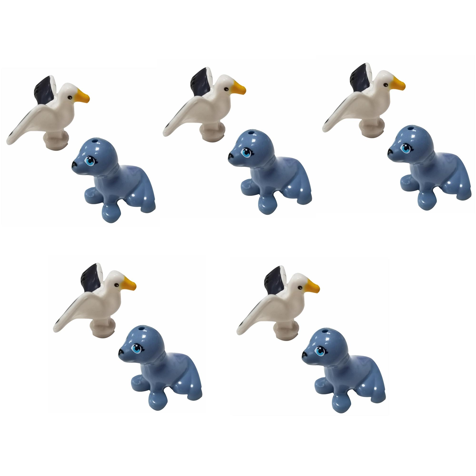 

10PCS/Set Creativity Ideas MOC Lucky Charm Prints 1x2 Blocks Accessories Construction Bricks Playthings ideal for Kids MOC City Children Gifts