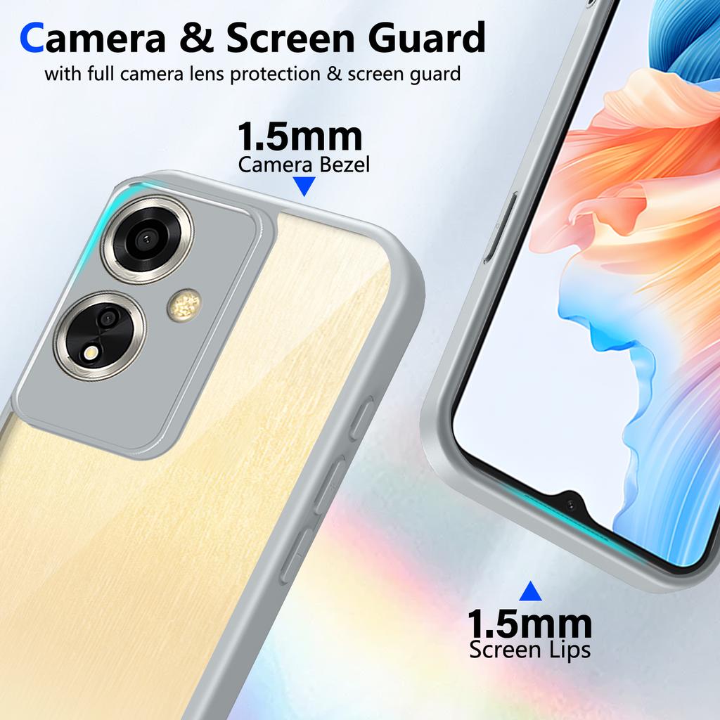 Oppo A79 5G CPH2553 Pouzdro Vzduchový polštářek Silikonové TPU Nárazník Průhledné Matné Zadní kryt Pevné Pouzdro na telefon pro Oppo A79 OppoA79 5G CPH2557