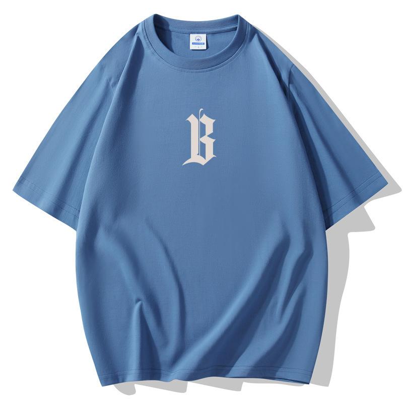 Big Z T Shirts for Men Short Sleeves O-neck Cotton Casual Man's Tee