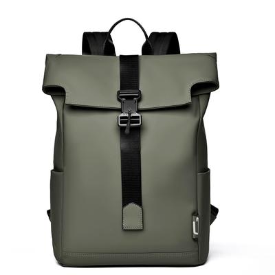 Men's Backpack Trendy and High-end Casual Backpack Flip Magnetic Buckle Travel Backpack Men's Backpack