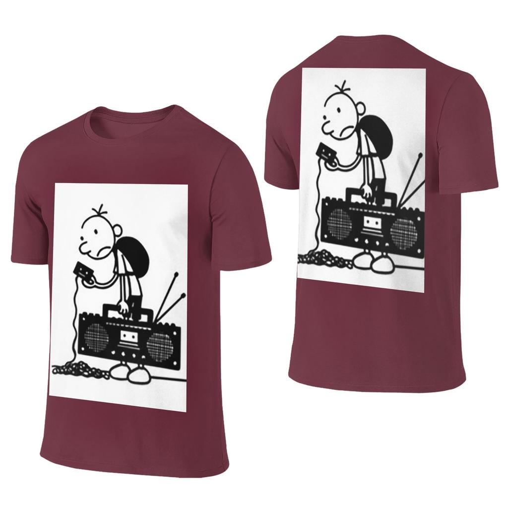 100% Baumwolle Diary of a Wimpy Kid Old School T-Shirt Unisex Doppelseitiges T-Shirt Unisex Rundhalsausschnitt Sommerhemden Oberteile S6XL