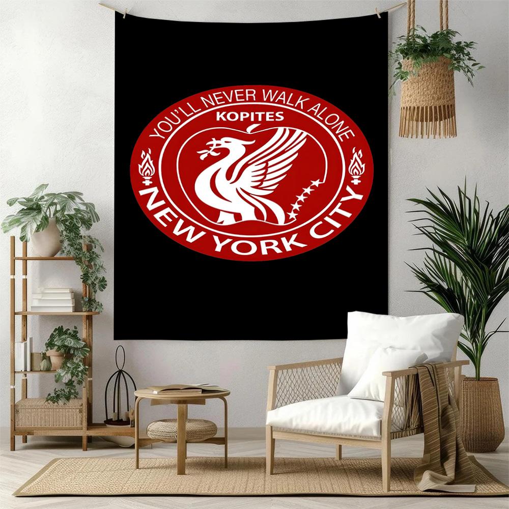 Liverpool Football Club Wall Decor Tapestry Art For Pet Memorial Birthdaywedding Party Backdrop Family Gift