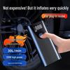 Portable High-Power Digital Car Air Pump with Wired Display