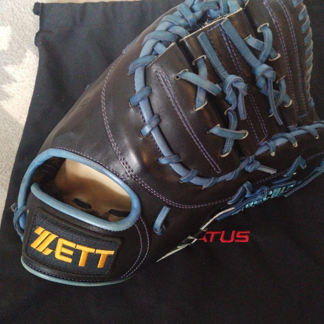 Used ZETT PROSTATUS order softball first mitt