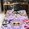 Labubu Muster Teppich, Innen-/Außenteppich, für Picknick, Spielzimmer, Schlafzimmer, Büro, Wohnzimmer, Heimdeko Teppich, Geburtstagsgeschenk