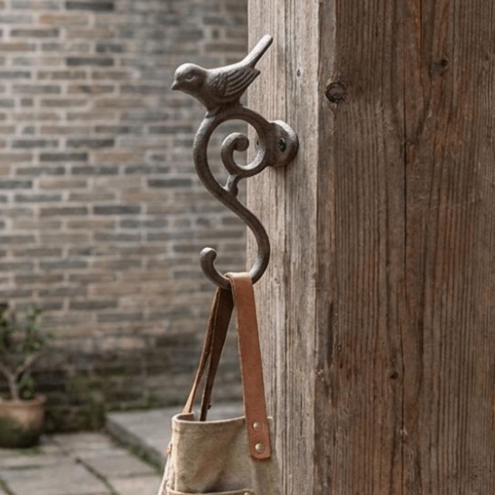 Decorative Vintage Bird Coat Hanger Rustic Entryway Key Organizer Wall Mounted Rack  Home Decor