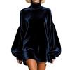 Women's Fashionable And Elegant Color Long,sleeved Dress