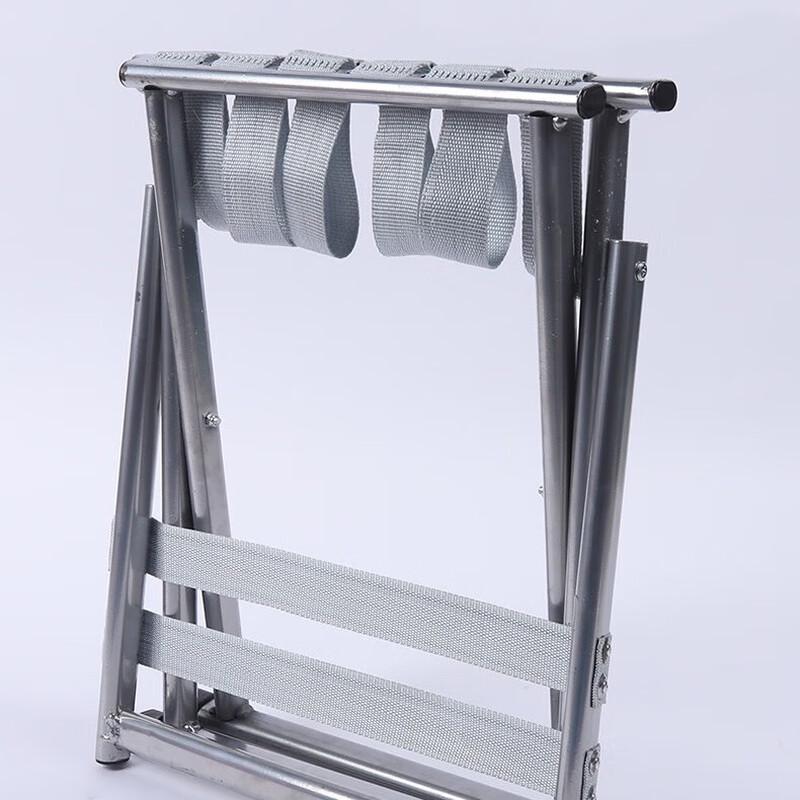 OEING Thickened Folding Outdoor Camping & Fishing Stool with Backrest