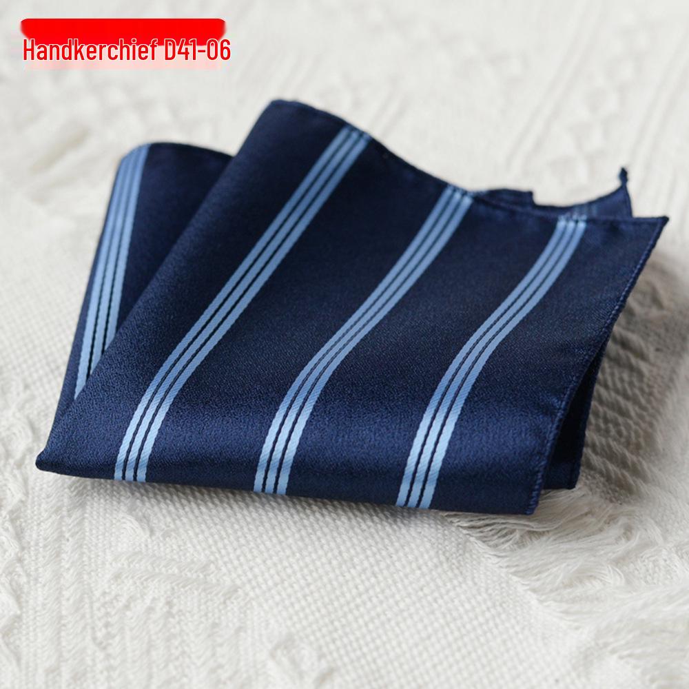 Men's Polyester Silk Pocket Square Handkerchief for Business, Formal, and Wedding Attire.