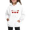 Sweatshirts For Teen Girls Hoodies Long Sleeve Drawstring Pullover Cute Printed Oversized Hoodie Christmas