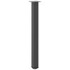 Vidaxl Nogi Do Stolika Kawowego, 4 Szt., Antracyt, 100-102 Cm, Stal