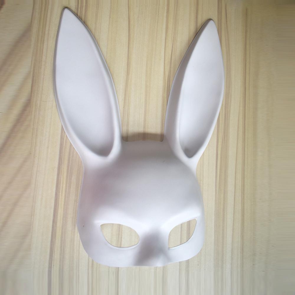 sevimli tavsan tavsan kulaklari maskesi cadilar bayrami partisi cosplay kostum maskeli balo den aksesuarlar