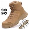 Men's Safety Shoes Labor Protection Steel Toe Sneakers Breatheable Men Boots Work Sneakers Anti-smash Anti Stabbing Waterproof