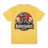 Beerosaurus Funny Beer Dinosaur Cotton Vintage Short Sleeve Women And Men Fashion Comfortable T-shirt