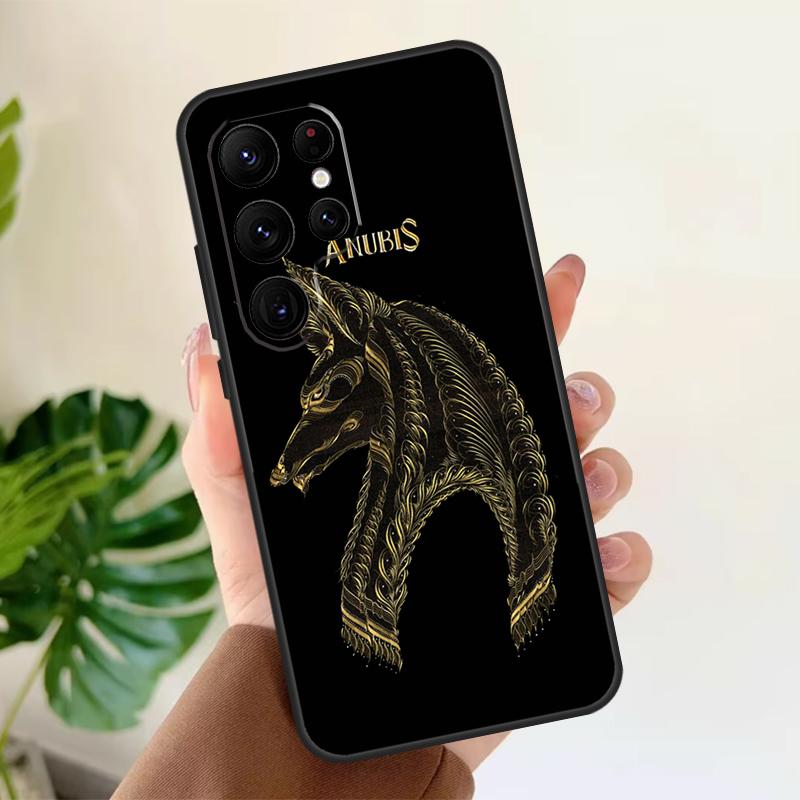 

Anubis Ancient Egyptian God Soft Case For Samsung Galaxy S24 Ultra S21 S22 S23 S25 Plus S20 FE S9 S10 S23 FE Phone Cover Galaxy S10 Plus