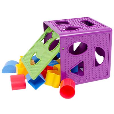 Babyklosser Formsorterer Lekekasse Farge Geometrisk Form Kognisjon Sortering Montessori Tidlig Læring Matchende Aktivitetskube Leker