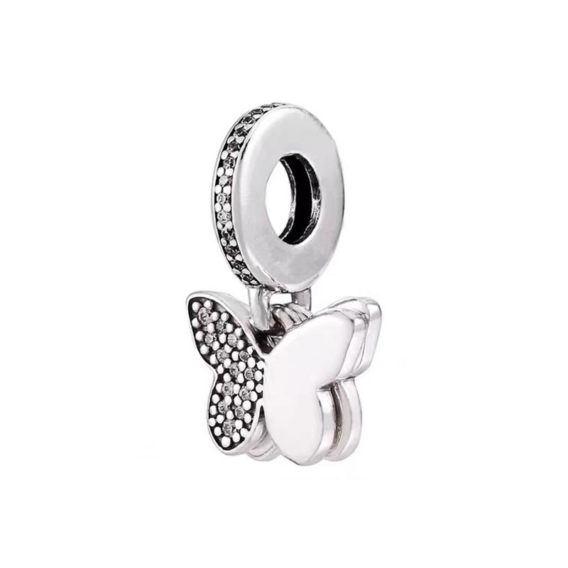 Butterfly Series Charm Bead Applicable To Original Jewelry &Diy Making Women Unique Bracelet Bangle Jewelry Fine Gift