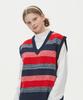 Blond9 Cashmere-Like Blended Knit Vest_Red