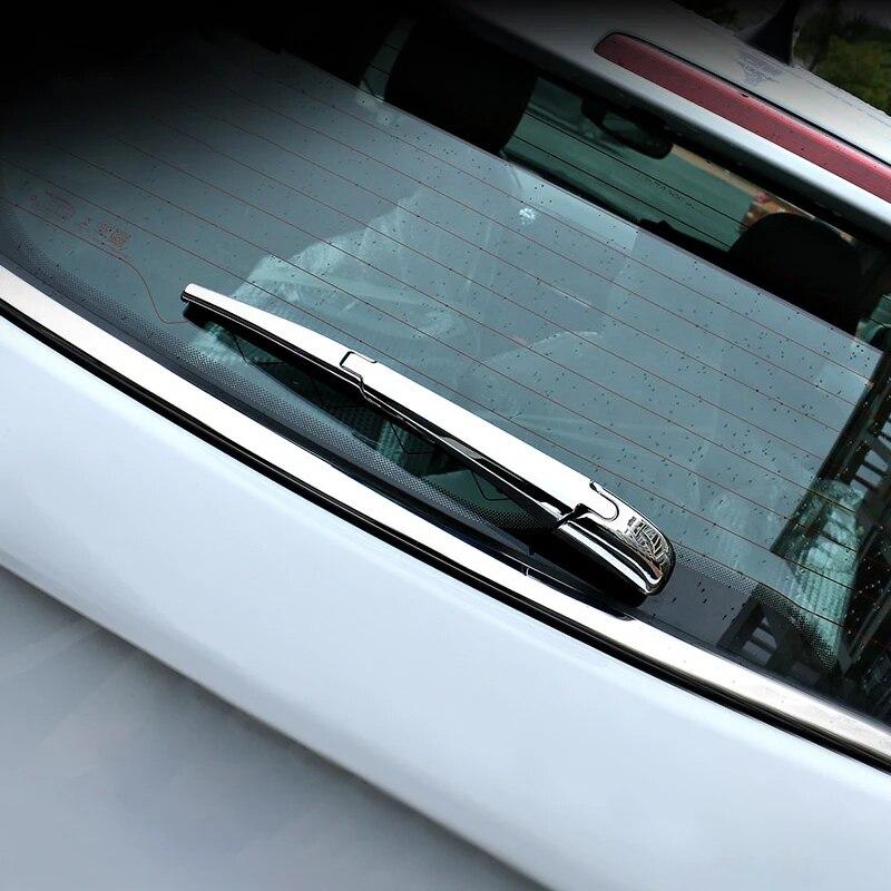 For Jeep Compass 2017 2018   ABS Plasti Car Rear Wiper Cover Car Back Window Wipers Protector Trim Accessories