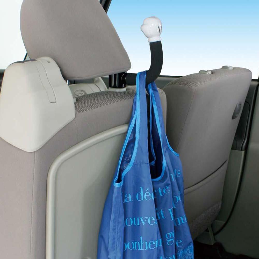Napolex Headrest Easy Mickey Arm Hook Convenient Car Disney Mickey Mouse Hanger, Installation, Hanger, Accessory, Design, WD-406