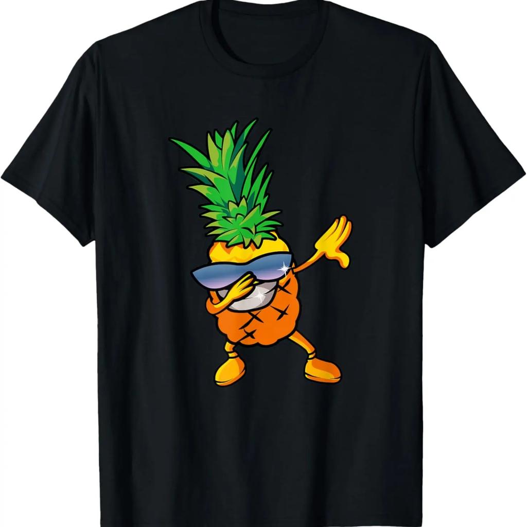 Dabbing Pineapple Fun Hawaiian Fruit Aloha Dance Dab T-Shirt