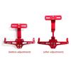 Adjustable License Plate Bracket Aluminum Zinc Zinc Alloy Turn Signal LED Lamp Holder  Motorbike Parts