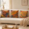 Multicolor Boho Pattern Pillow Case Breathable Organic Short Plush Cushion Covers WrinkleResistant Soft Durable
