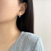 Cercei Stud din Argint Sterling S925 cu Patru Frunze: Stil rafinat, versatil, de lux ușor pentru femei