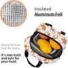 Corgi Isolierte Lunchtaschen mit Tasche für Jungen Mädchen Wiederverwendbare Kühltasche Hund Thermische Lunchbox für Schule Reise Picknick Strand