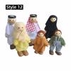 Flexible Jointed Wooden Family Dolls High-Quality Wood Pretend Play Toys  Role Playing