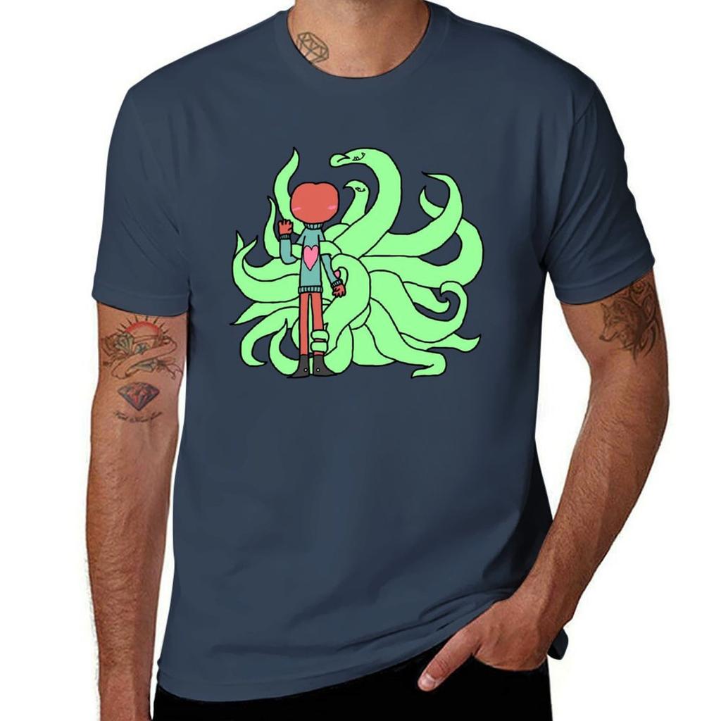 Pumkin And Squib Tshirt Summer Print Short Sleeve Tee