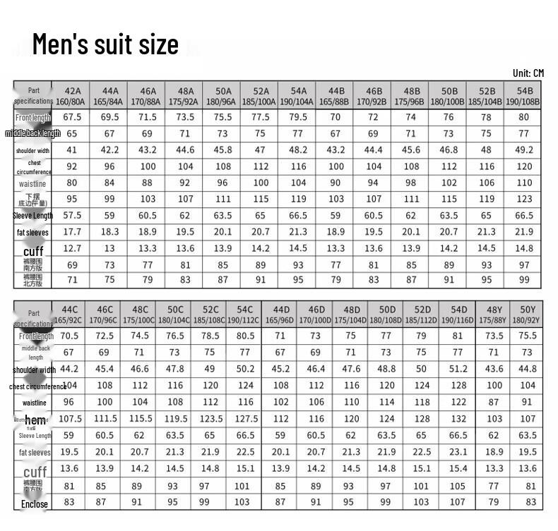 Men's 3-Piece Business Suit Set