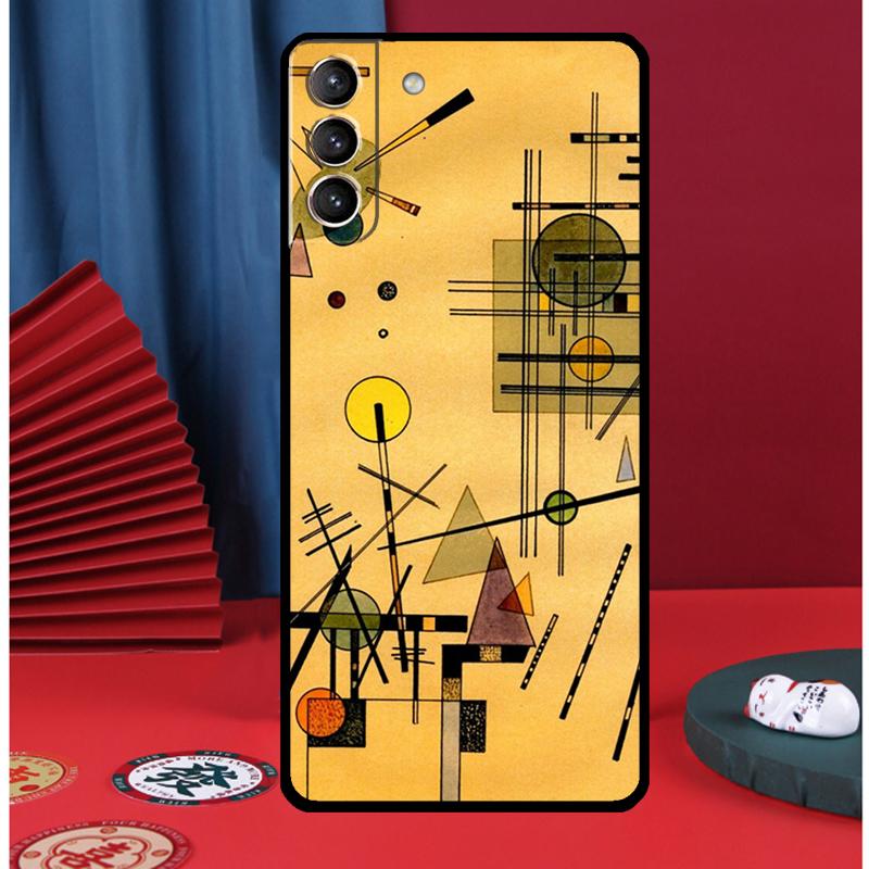 

Wassily Kandinsky Abstract Artistic Phone Case For Samsung Galaxy S25 Ultra S9 S10 S20 S21 FE S22 S23 Plus S24 Ultra Back Cover Galaxy S20 Plus