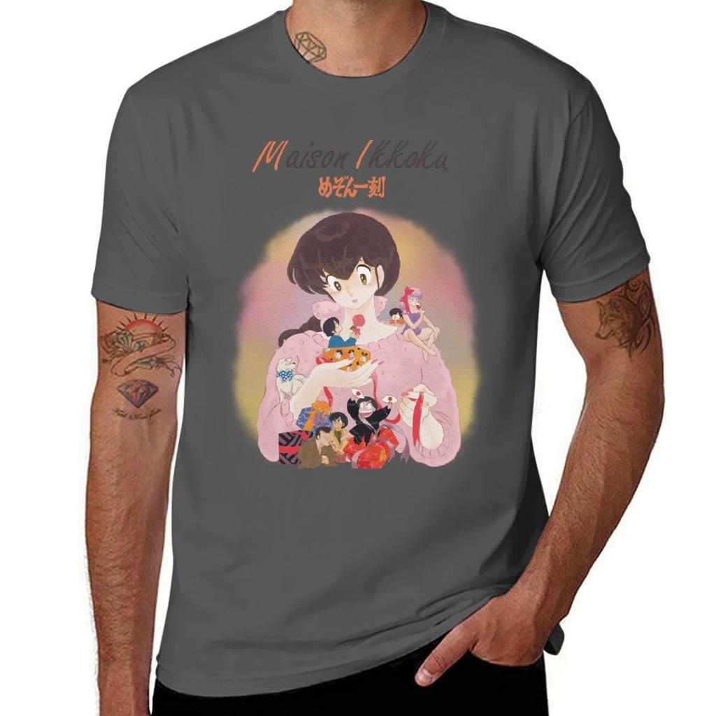Maison Ikkoku Christmas Tshirt Cotton Tshirt 100 Funny T Shirts Cotton Tshirt
