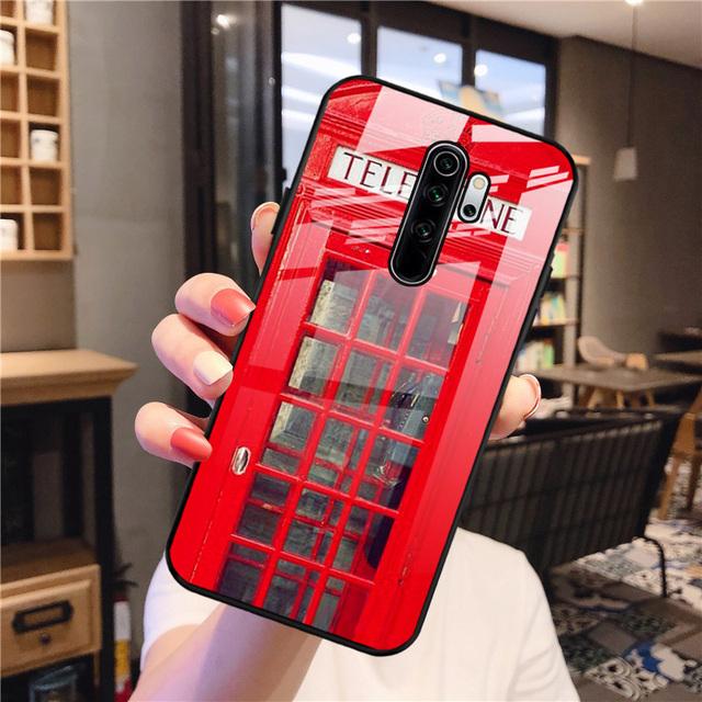 Protective Case For Xiaomi Redmi Note 8 Pro Case Tempered Glass Hard Funda For Xiaomi Redmi Note8 Pro Phone Cover Note 8pro Capa