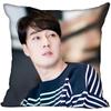 New So Ji Sub KPOP Boy Pillow Cover Bedroom Home Decorative Pillowcase Square Zipper Pillow Cases Satin Soft No Fade 0824
