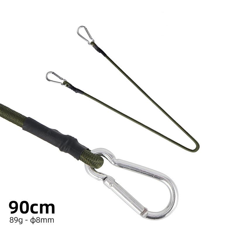 30/60/90/120 cm Karabiner Elastisches Seil Outdoor Camping Gepäck Gurt Wäscheleine Stretch Robuste Multifunktions Camping ausrüstung