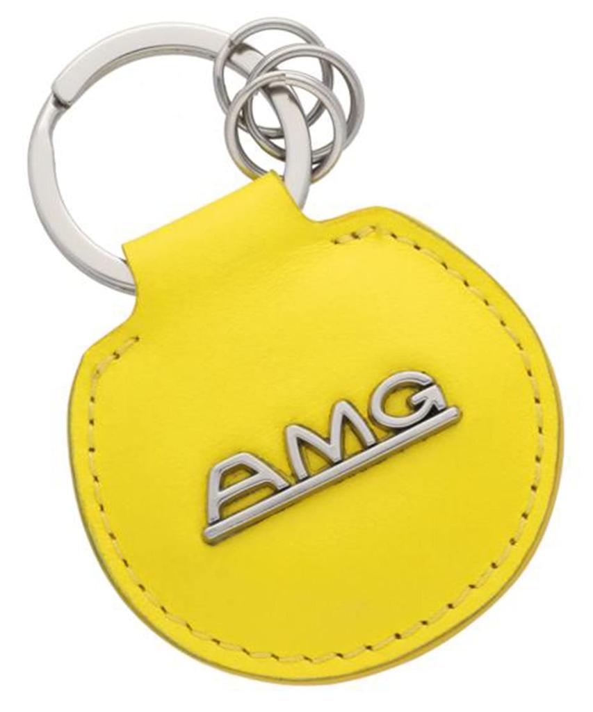 [Mercedes-Benz Collection] Genuine Mercedes-AMG Key Ring Classic Yellow
